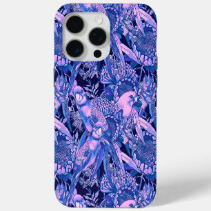 Crimson Rosella Tropical Blue iPhone 15 Pro Max Case