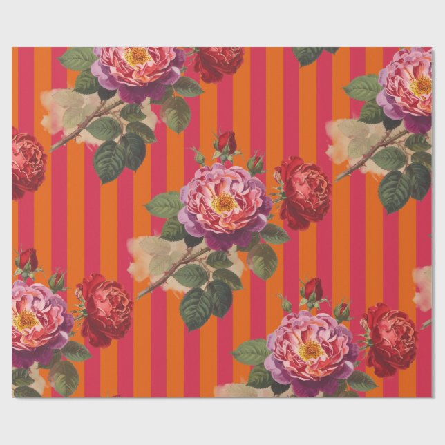 Crimson Runner Wrapping Paper (Flat)