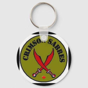 Crimson Sabres Key Chain