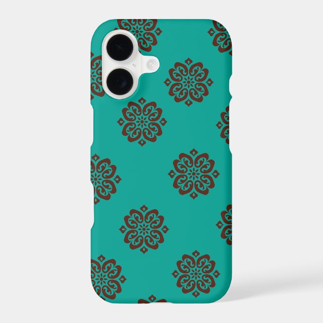 "Crimson Scrolls – Bold Elegance" Samsung Galaxy S21+ Case (Back)