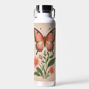Crimson Serenade Personalised Water Bottle