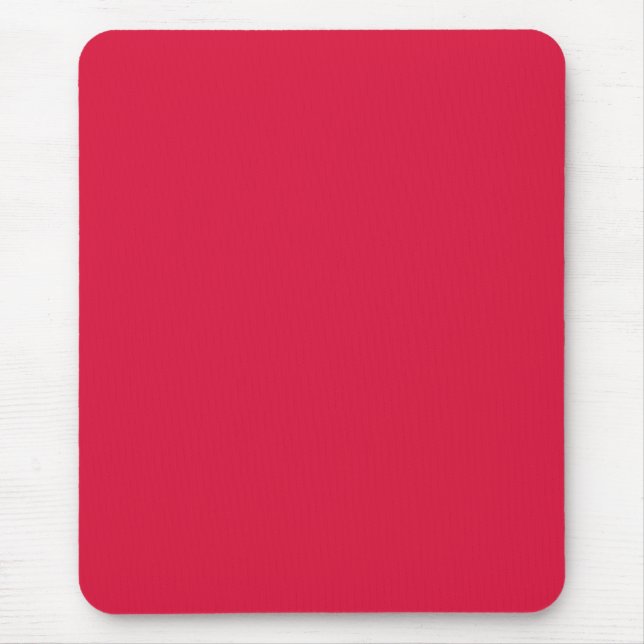 Crimson Solid Colour | Classic | Elegant | Trendy  Mouse Pad (Front)