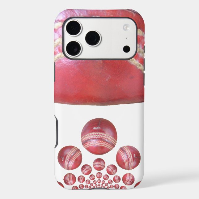 Crimson Spin – A Beautiful Red Cricket Ball Arti (Back)