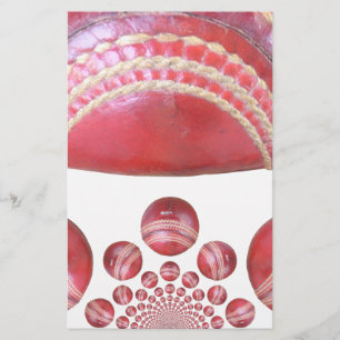 Crimson Spin – A Beautiful Red Cricket Ball Arti