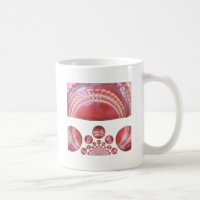 Crimson Spin – A Beautiful Red Cricket Ball Arti