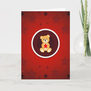 Crimson Star Mothers Day Card