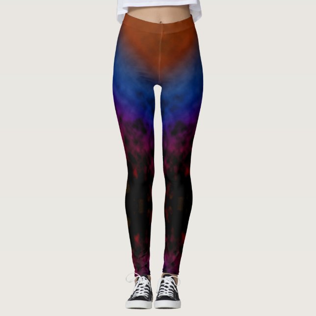 Crimson to Cosmos Leggings (Front)