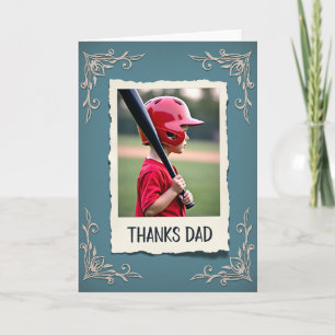 Crimson Uniform Fathers Day Card