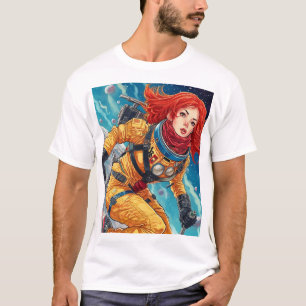 Crimson Voyager: Beyond the Stars T-Shirt