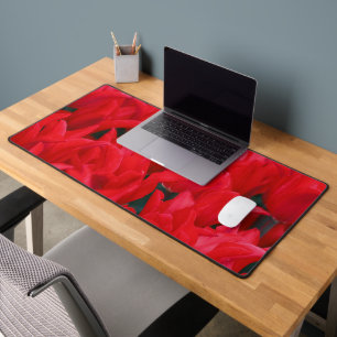 Crimson Waves Desk Mat