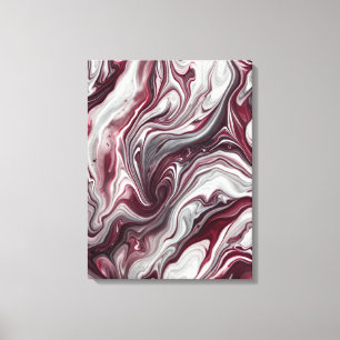 Crimson Whirlwind Canvas Art