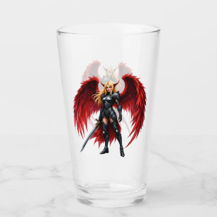 Crimson Wing – Fallen Angel Warrior. Glass