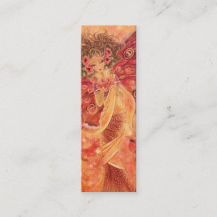 Crimson Wings Bookmark Mini Business Card