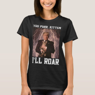 Cringy Alpha Trump Kitten Meme Cat Protector Cring T-Shirt