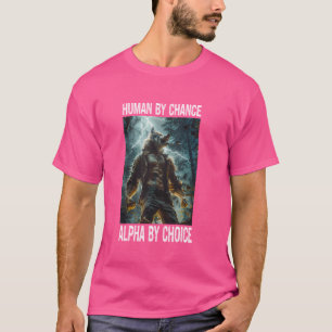 Cringy Alpha Wolf Meme Cringey Funny Cringe Werewo T-Shirt
