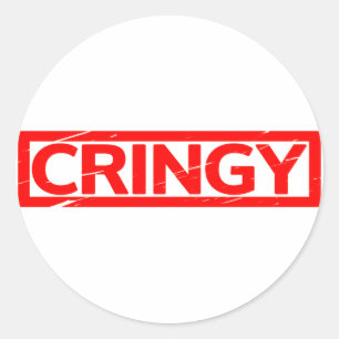 Cringy Stamp Classic Round Sticker