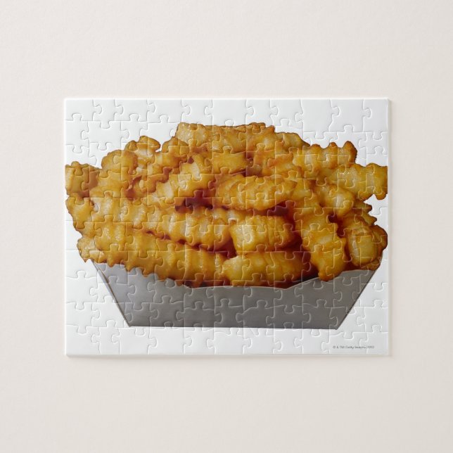 Crinkle-cut french fries jigsaw puzzle (Horizontal)