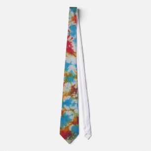Crinkle Tie Dye Necktie