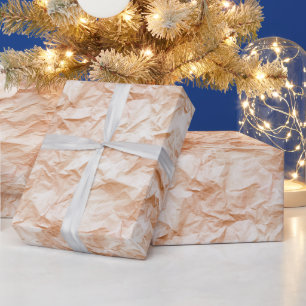 Crinkled Blush Paper Christmas