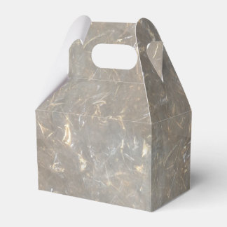 crinkled clear cellophane graphic favour box