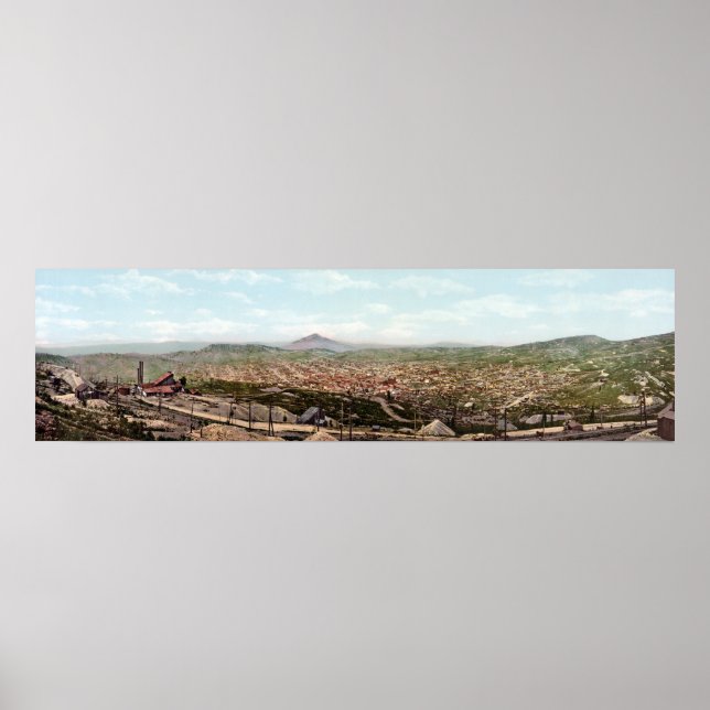 Cripple Creek Colorado Panoramic View Poster (Front)