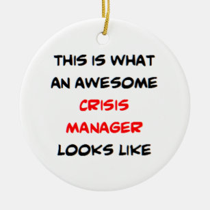 crisis manager, awesome ceramic tree decoration