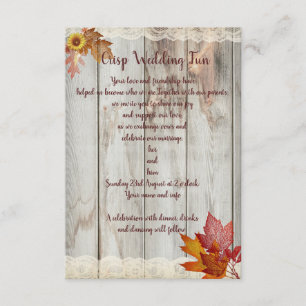 Crisp Fun Wedding Invitation