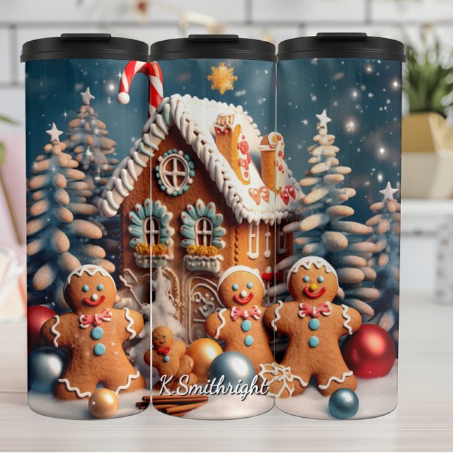 Crisp Gingerbread Cookie Medley Thermal Tumbler (Creator Uploaded)