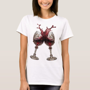 Crisp Gold CHEERS TO GOOD HEALTH Quote Shirt