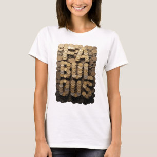 Crisp Gold FABRIC Graphic Design T-Shirt