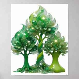 Crisp Green GREEN WISDOM Poster