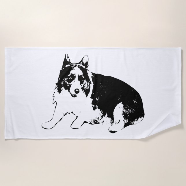 Crisp Morning Friend Beach Towel (Front)