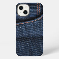 Crisp New Blue Jeans Pocket
