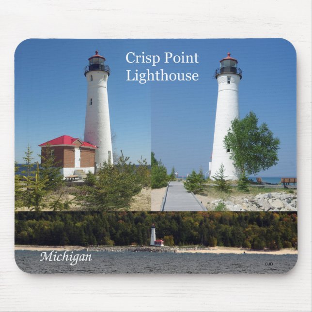 Crisp Point Lighthouse mousepad (Front)