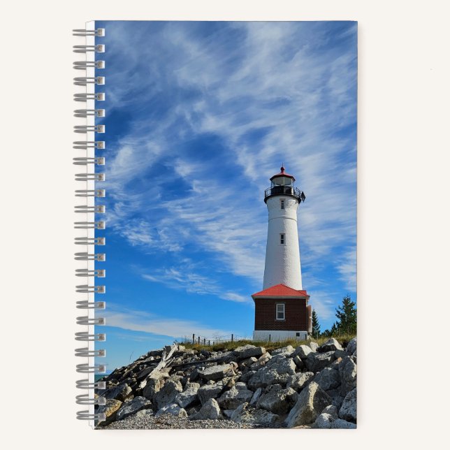 Crisp Point Lighthouse Notebook (Front)