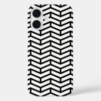 Crisp Sharp Opposing Arrows Chevron White Black