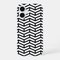Crisp Sharp Opposing Arrows Chevron White Black