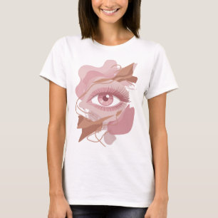 Crisp Silver ABSTRACT ART Art Print T-Shirt