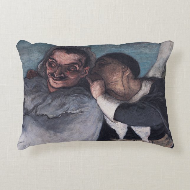 Crispin and Scapin Decorative Cushion (Front)