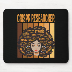 Crispr Researcher Powerful Black History Month Bla Mouse Pad