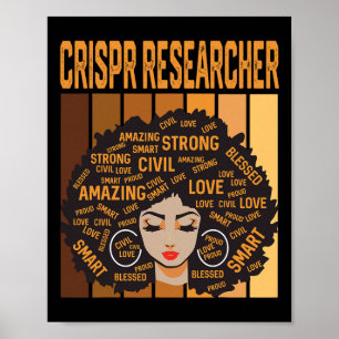 Crispr Researcher Powerful Black History Month Bla Poster