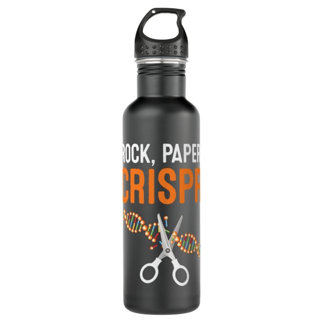 Crispr Science Crisper Better Bacon Gene Edit Gift 710 Ml Water Bottle (Front)