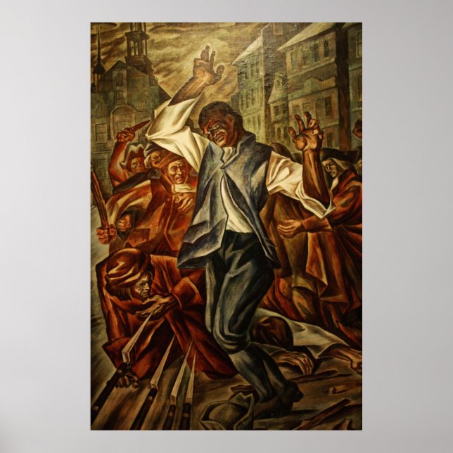 Crispus Attucks by Herschel Levit Poster (Front)