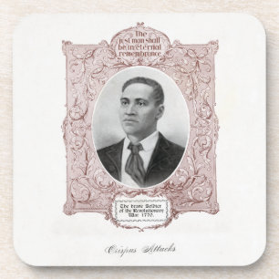 Crispus Attucks: Martyr of American Revolution Coaster