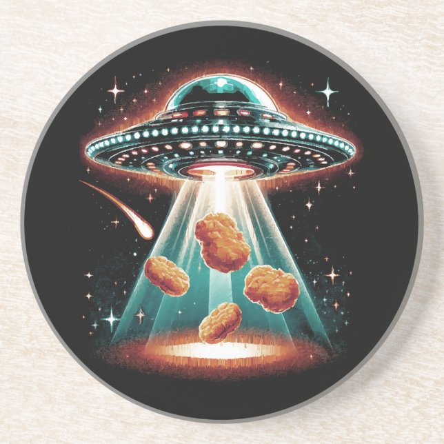 Crispy Chicken Nugget  Coaster (Front)