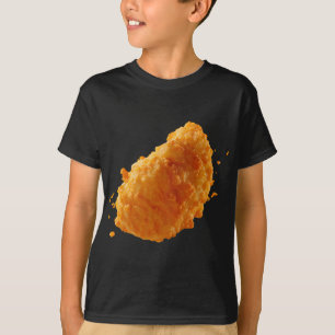 Crispy Chicken Nugget Funny Food Nuggets Tenders L T-Shirt