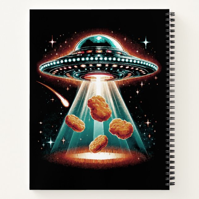 Crispy Chicken Nugget  Notebook (Back)