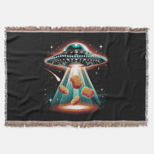 Crispy Chicken Nugget  Throw Blanket