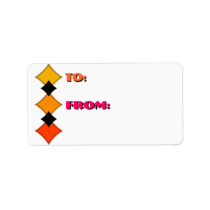 Crispy Clean Basket Weave (To-From Tags) Label