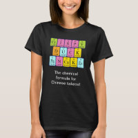 Crispy Duck Pancakes periodic table word shirt 4